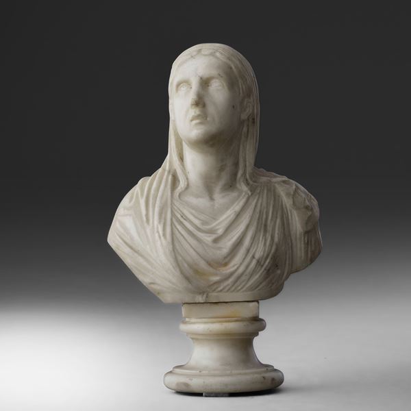 Niobe. Marble, Neoclassical art, 1800s