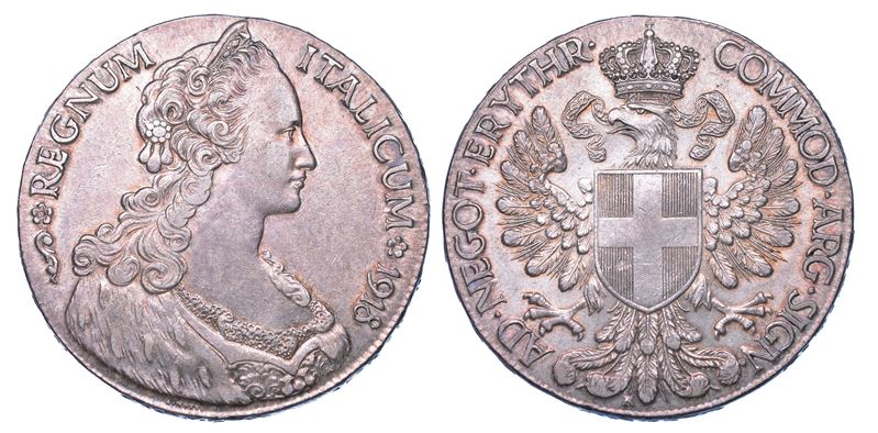 REGNO D’ITALIA. COLONIA ERITREA. VITTORIO EMANUELE III DI SAVOIA, 1900-1943. Tallero Italicum 1918.  - Auction Numismatics - Cambi Casa d'Aste