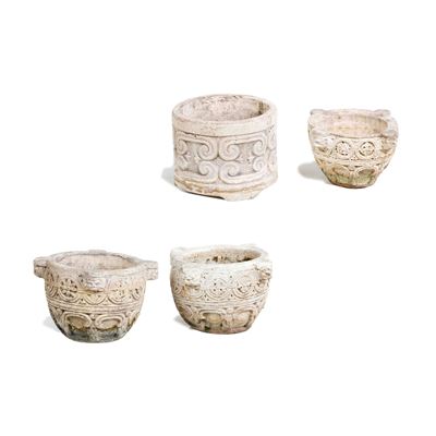 Mortai scolpiti in pietra, XX secolo