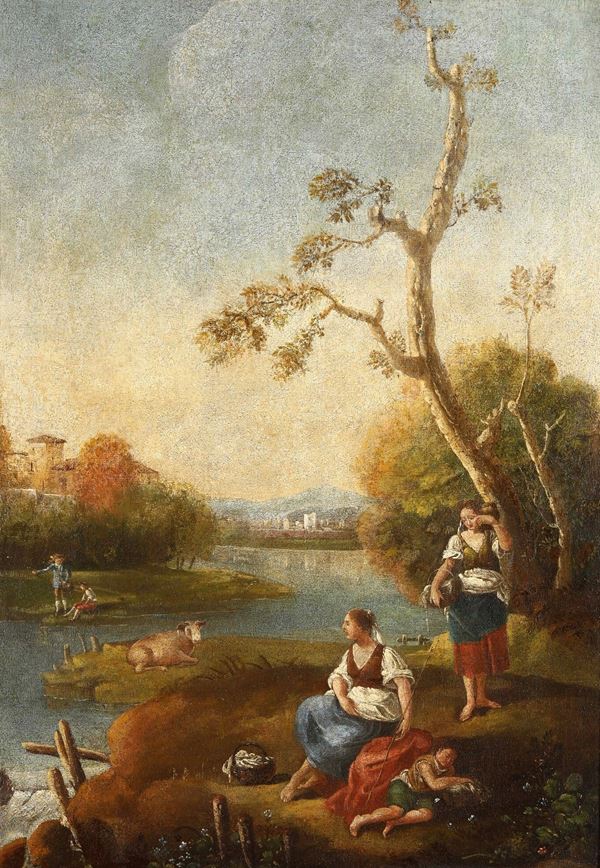 Francesco Zuccarelli - Paesaggi con pastori