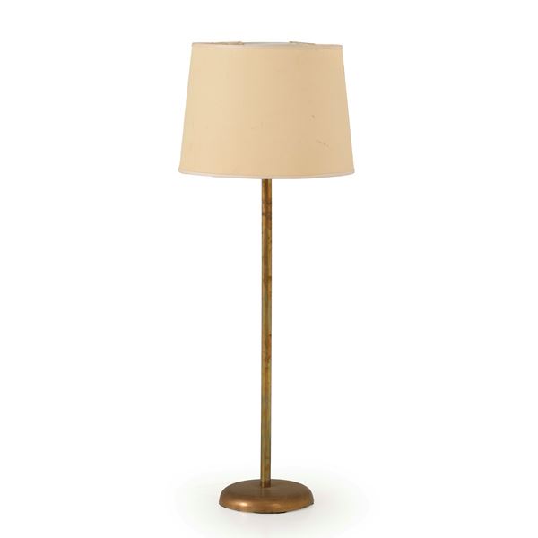 Piantana in ottone con paralume