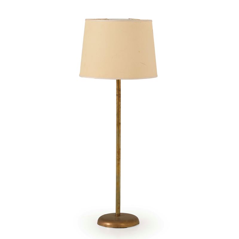 Piantana in ottone con paralume  - Auction Antiques - Cambi Casa d'Aste