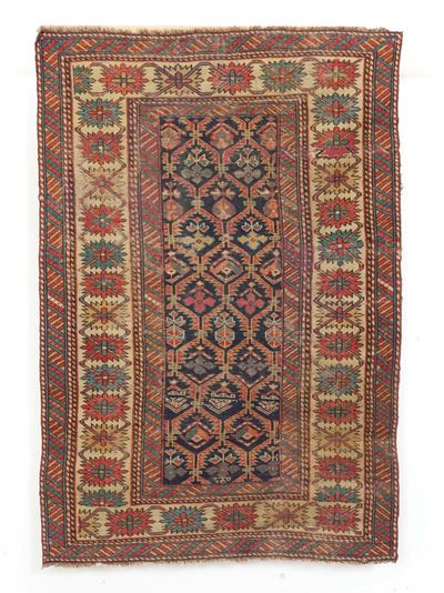 Tappeto Shirvan, Caucaso, fine XIX - inizio XX secolo, dimensioni 150 x 101 cm