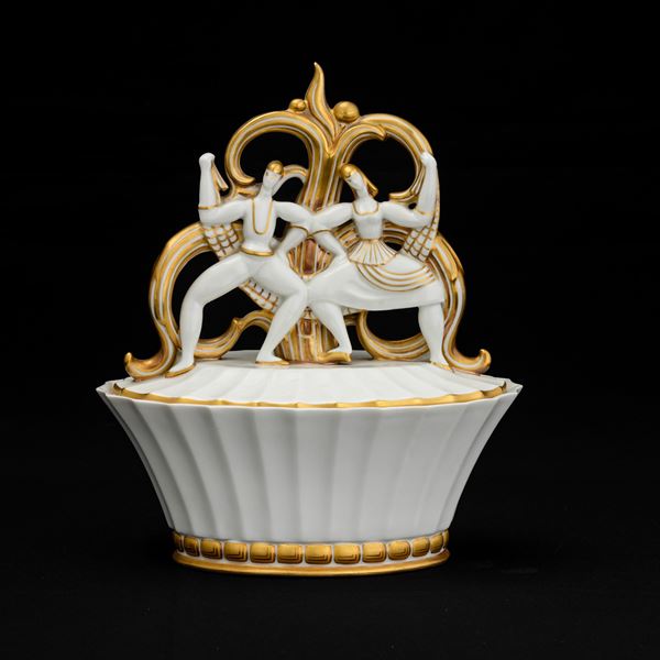 Gio Ponti - Richard Ginori, Sesto Fiorentino 1927 ca Omaggio agli Snob o Balletto