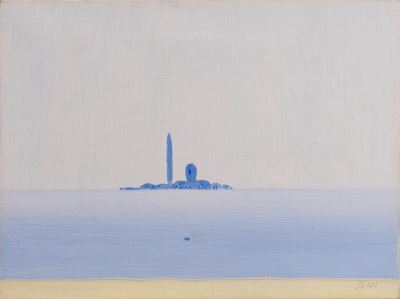 San Giorgio, Venezia, olio su tela