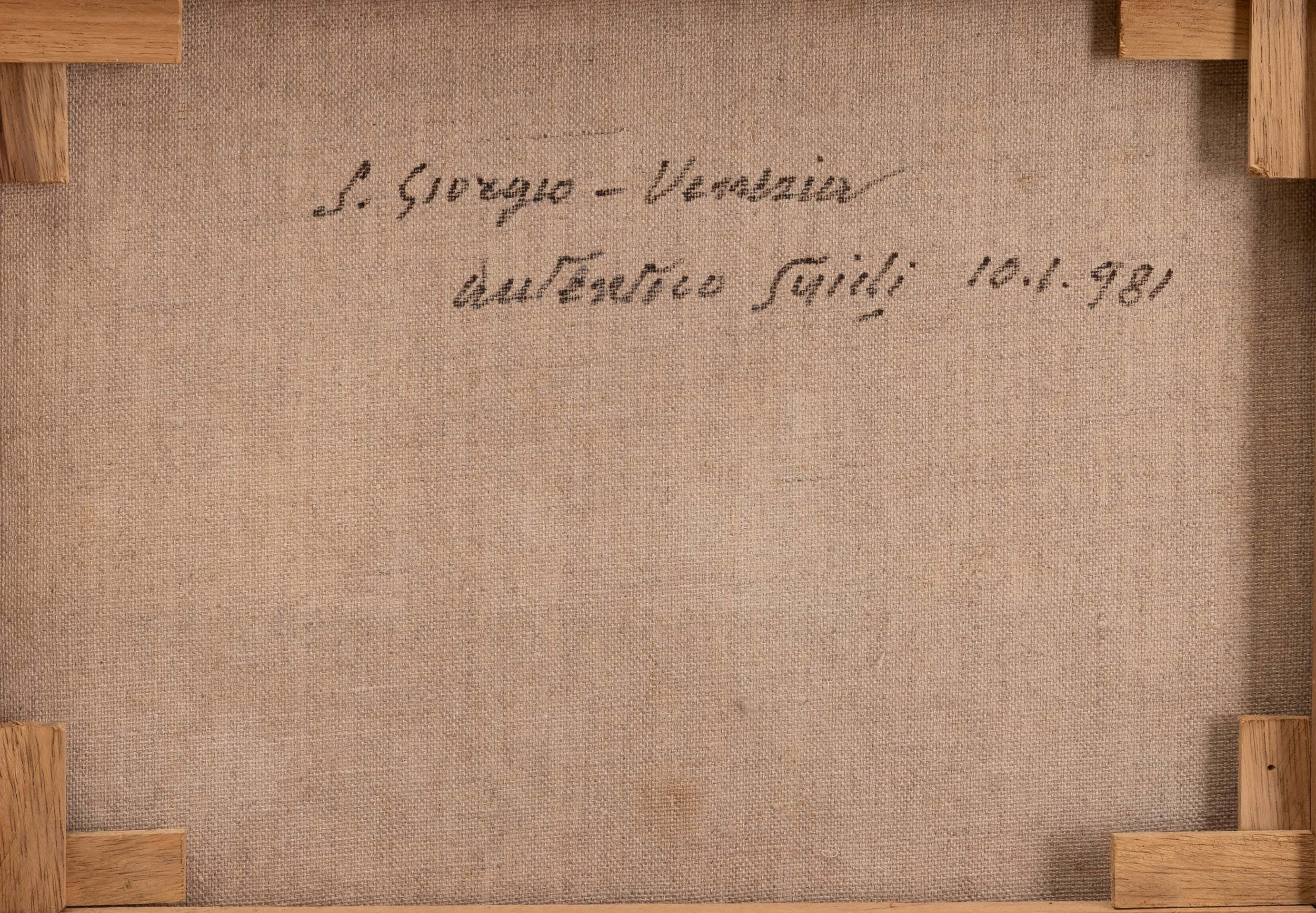 Virgilio Guidi - San Giorgio, Venezia, olio su tela