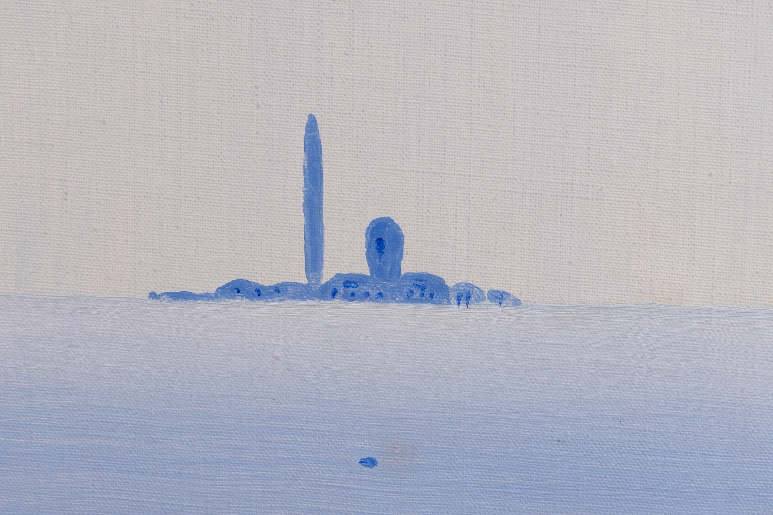 Virgilio Guidi - San Giorgio, Venezia, olio su tela
