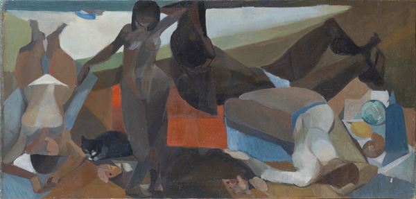 Karl Plattner - Figure in spiaggia