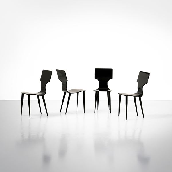 Piero Fornasetti - Quattro sedie