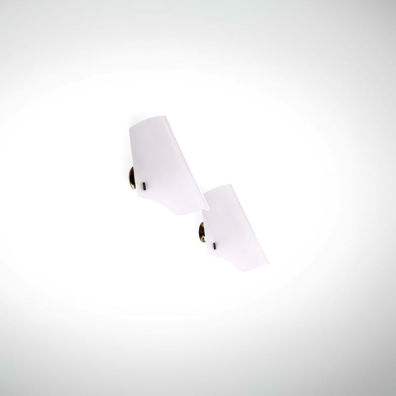 Gino Sarfatti : Due lampade a parete  - Asta Design - Cambi Casa d'Aste