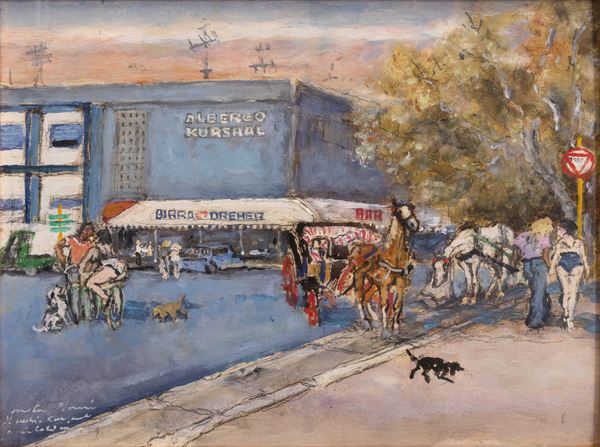 Nei pressi del vecchio Kursaal a Cattolica