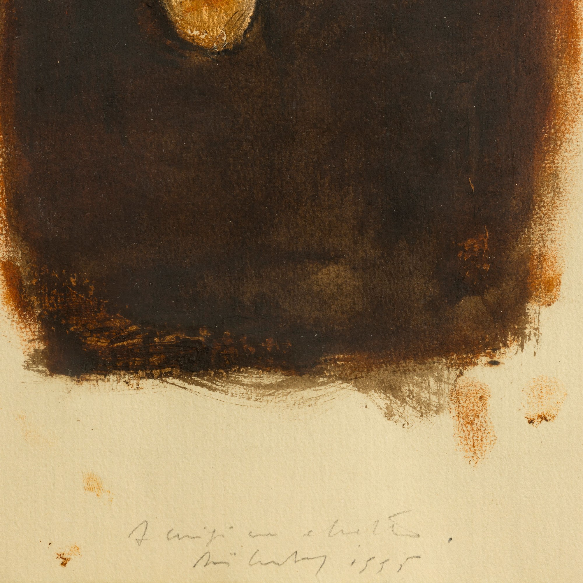 Piero Pizzi Cannella - L'oro, tecnica mista su carta, 1995