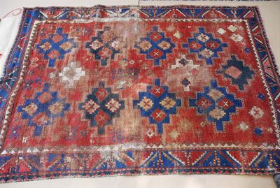 Tappeto Caucasico Kasak, Fine XIX Secolo