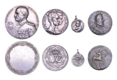 Casa Savoia, Lotto di quattro medaglie commemorative