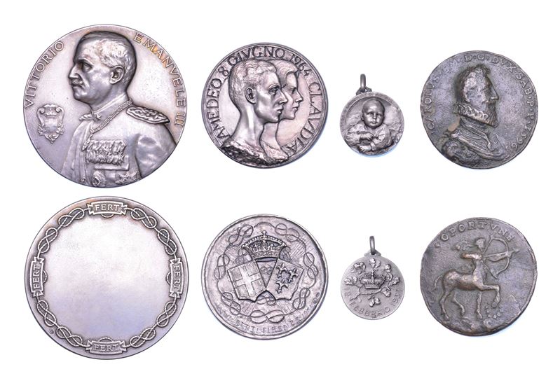 CASA SAVOIA. Lotto di quattro medaglie.  - Asta Numismatica - Cambi Casa d'Aste