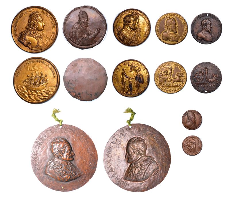 VARIE. Lotto di sette medaglie.  - Auction Numismatics - Cambi Casa d'Aste