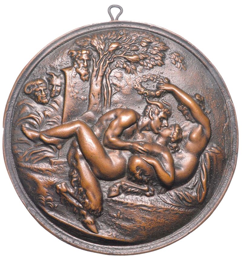 VARIE. Grande placca uniface in bronzo.  - Auction Numismatics - Cambi Casa d'Aste
