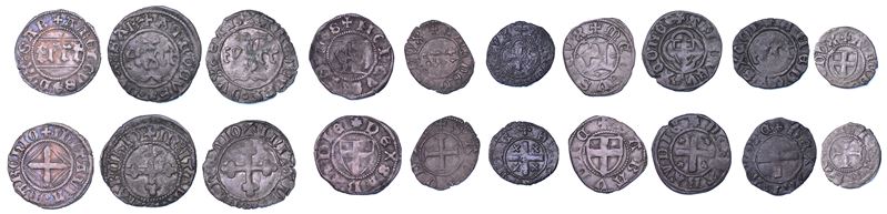 DUCATO DI SAVOIA. AMEDEO VIII Il Pacifico, 1391-1440. Lotto di dieci monete.  - Asta Numismatica - Cambi Casa d'Aste