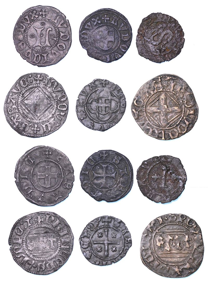 DUCATO DI SAVOIA. LUDOVICO Il Generoso, 1440-1465. Lotto di sei monete.  - Asta Numismatica - Cambi Casa d'Aste