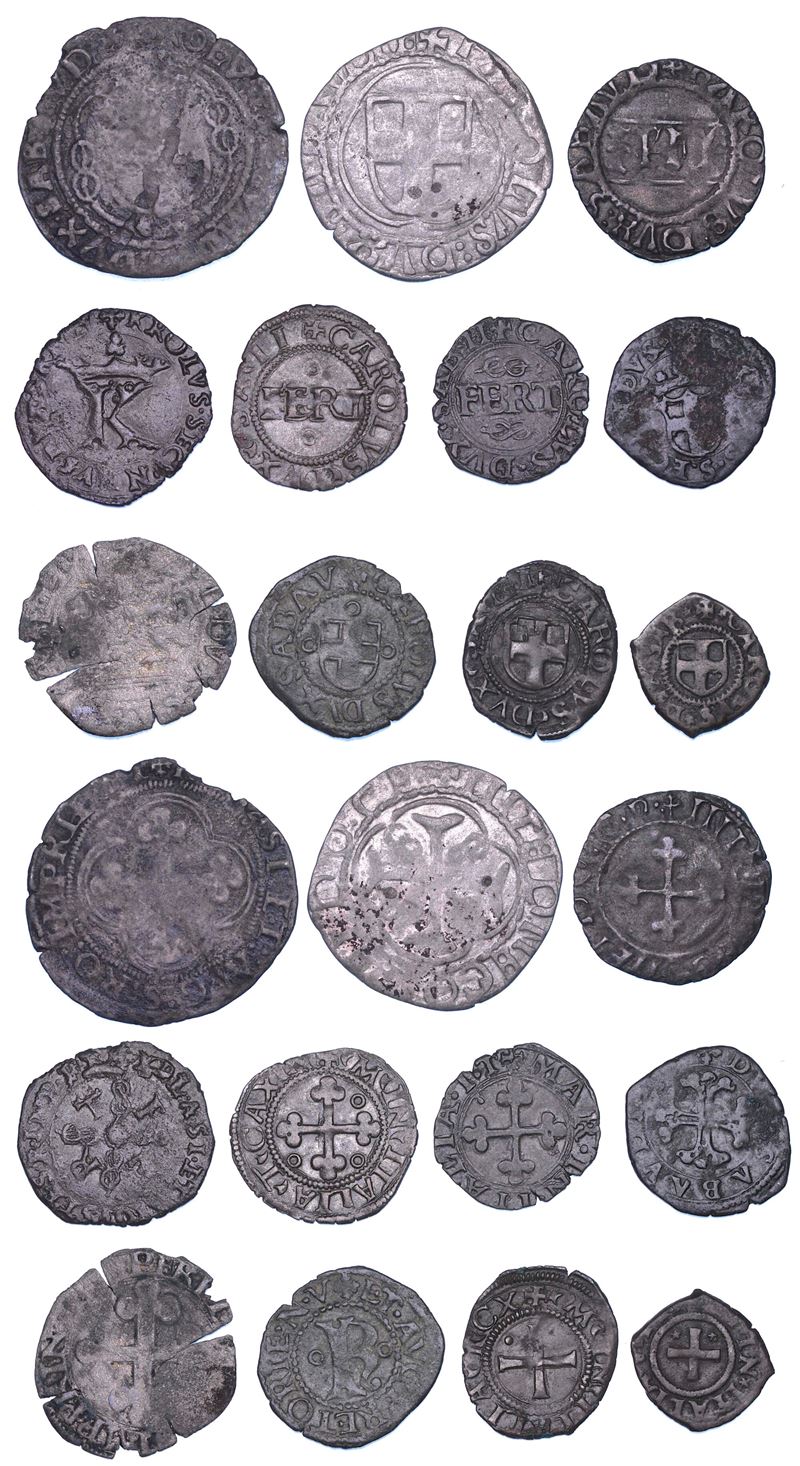 DUCATO DI SAVOIA. CARLO II Il Buono, 1504-1553. Lotto di undici monete.  - Auction Numismatics - Cambi Casa d'Aste