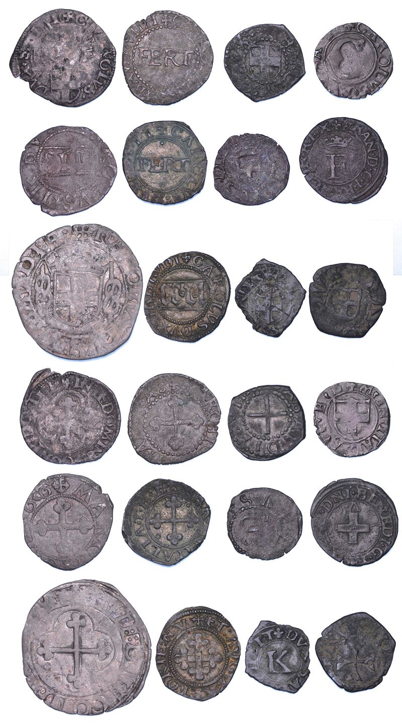 DUCATO DI SAVOIA. CARLO II Il Buono, 1504-1553. Lotto di dodici monete.  - Asta Numismatica - Cambi Casa d'Aste