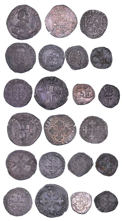 Ducato di Savoia, Carlo Emanuele I Il Grande, 1580-1630, Lotto di undici monete