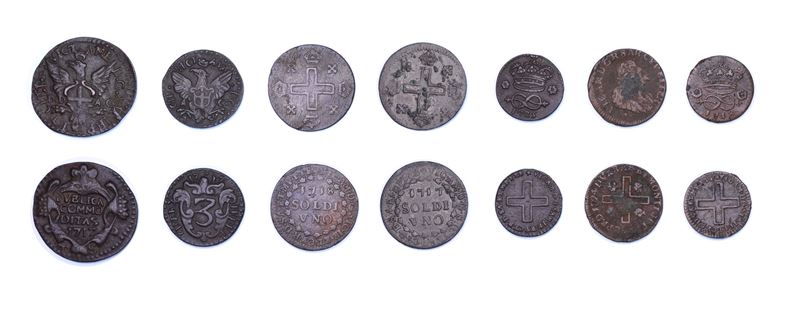 DUCATO DI SAVOIA. VITTORIO AMEDEO II, 1675-1730. Lotto di sette monete.  - Auction Numismatics - Cambi Casa d'Aste