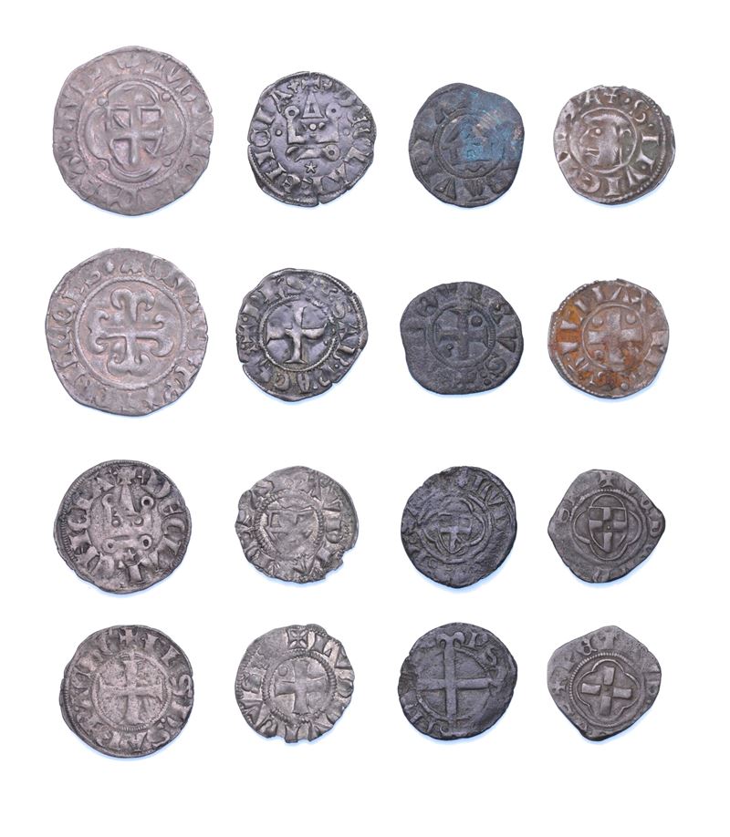 CASA SAVOIA. RAMI COLLATERALI. Lotto di otto monete.  - Auction Numismatics - Cambi Casa d'Aste