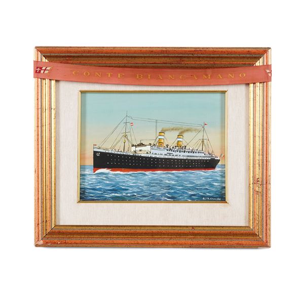 A.M. Canepa Piroscafo in navigazione