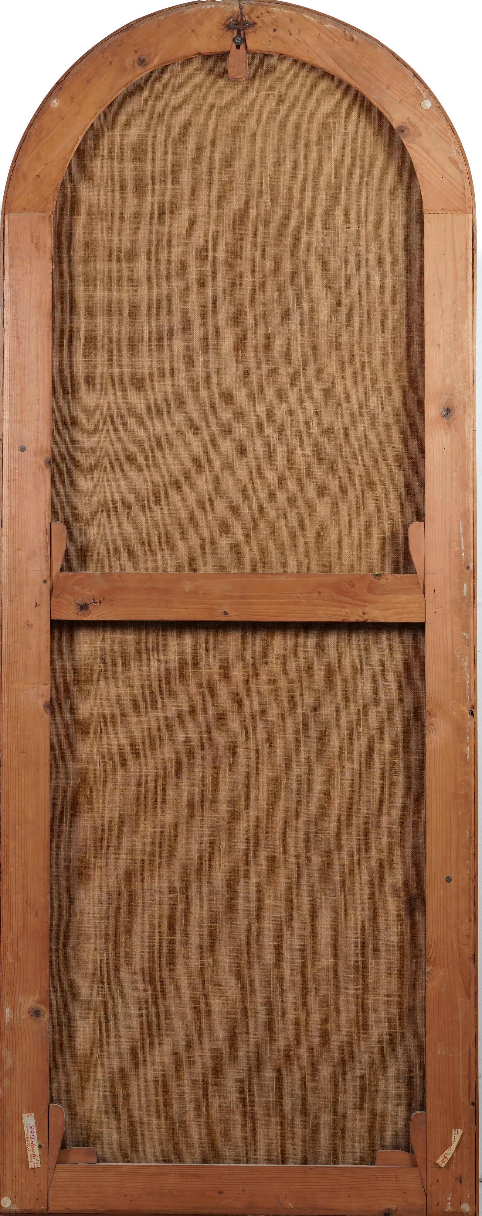 Scuola del XVII secolo, San Francesco di Sales, olio su tela centinata