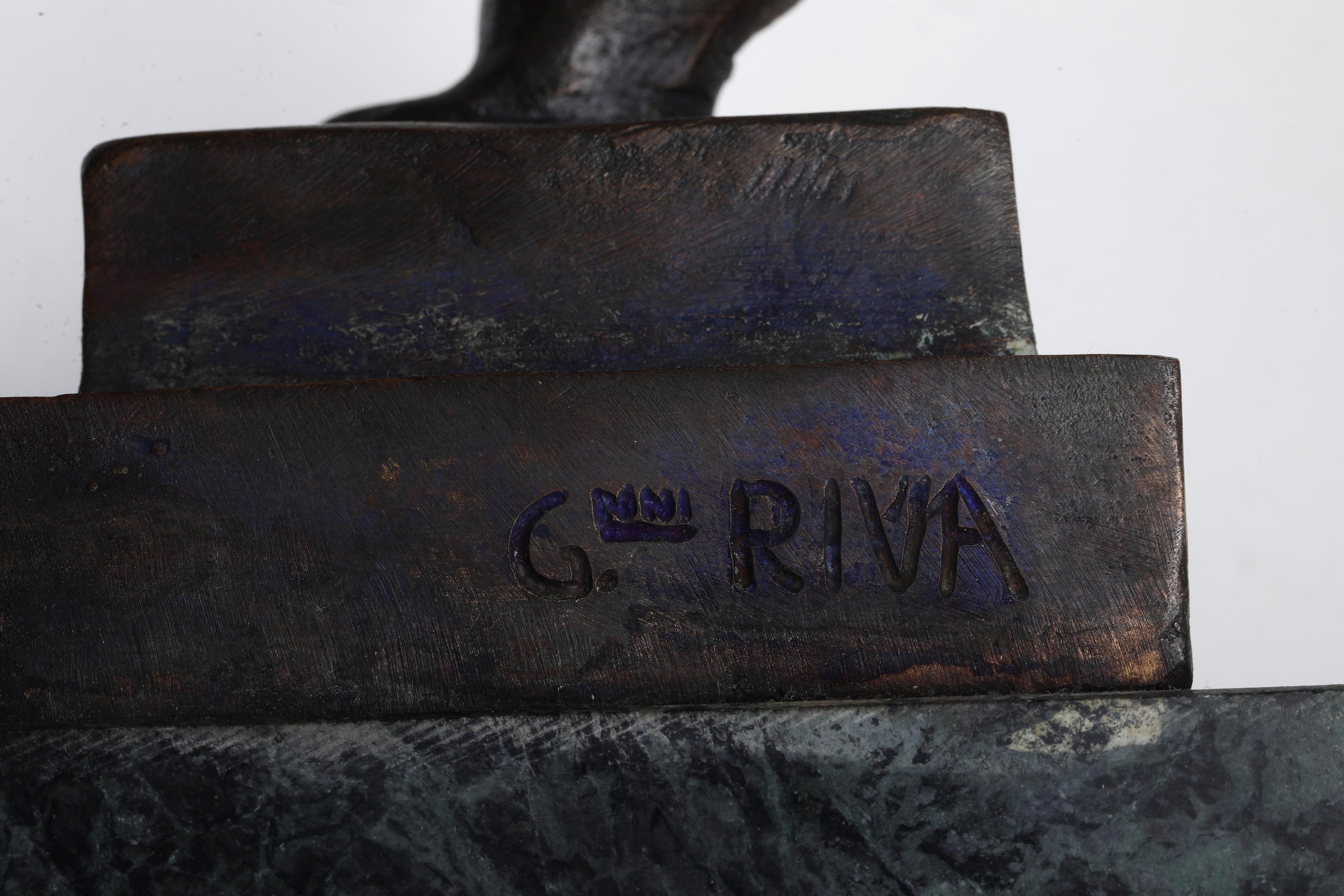 Giovanni Riva - Nuda danzante in bronzo fuso e patinato