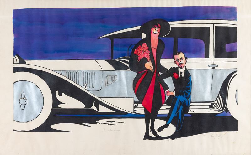 Rod Dudley : Senza titolo  (1971)  - litografia - Asta AMC - Grafiche d'artista - Cambi Casa d'Aste