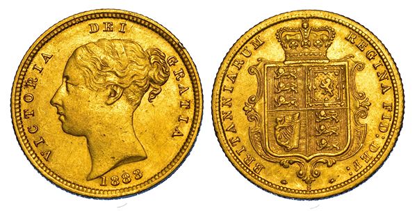 AUSTRALIA. VICTORIA, 1837-1901. Half Sovereign 1883. Sydney.