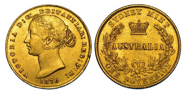 AUSTRALIA. VICTORIA, 1837-1901. Sovereign 1870. Sydney.