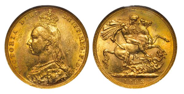 AUSTRALIA. VICTORIA, 1837-1901. Sovereign 1893. Melbourne.