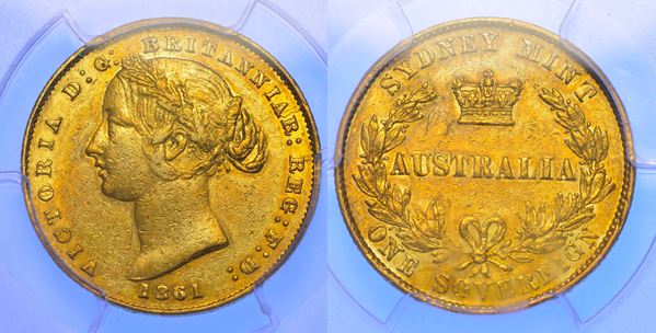 AUSTRALIA. VICTORIA, 1837-1901. Sovereign 1861. Sydney.