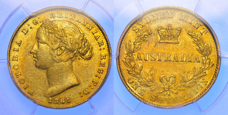 AUSTRALIA. VICTORIA, 1837-1901. Sovereign 1861. Sydney.  - Auction Numismatics - Cambi Casa d'Aste
