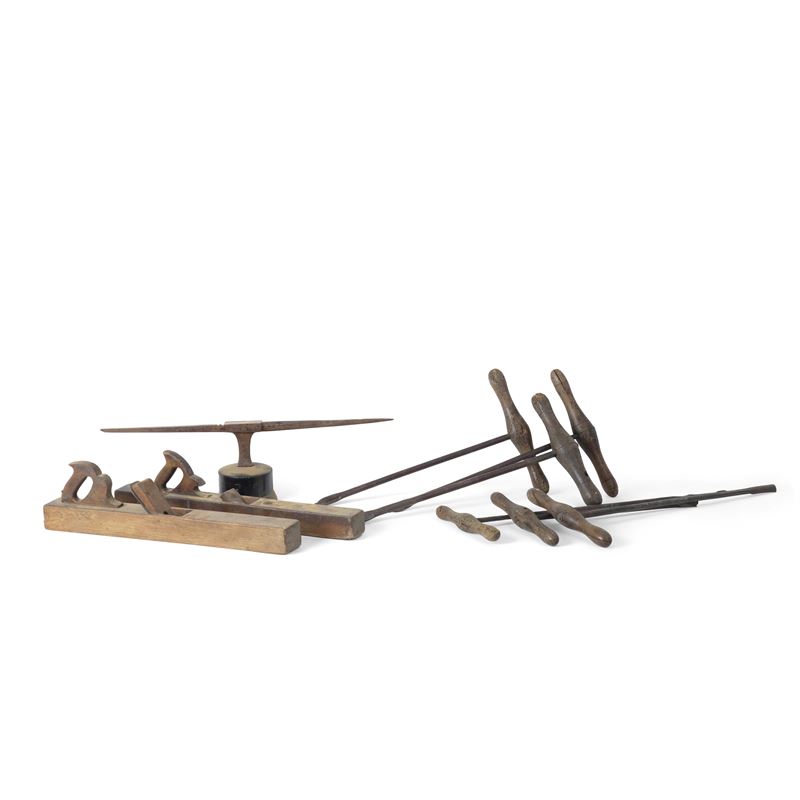 Lotto di attrezzi da falegnameria nautica  - Asta Strumenti Scientifici e Arte Marinara - Cambi Casa d'Aste