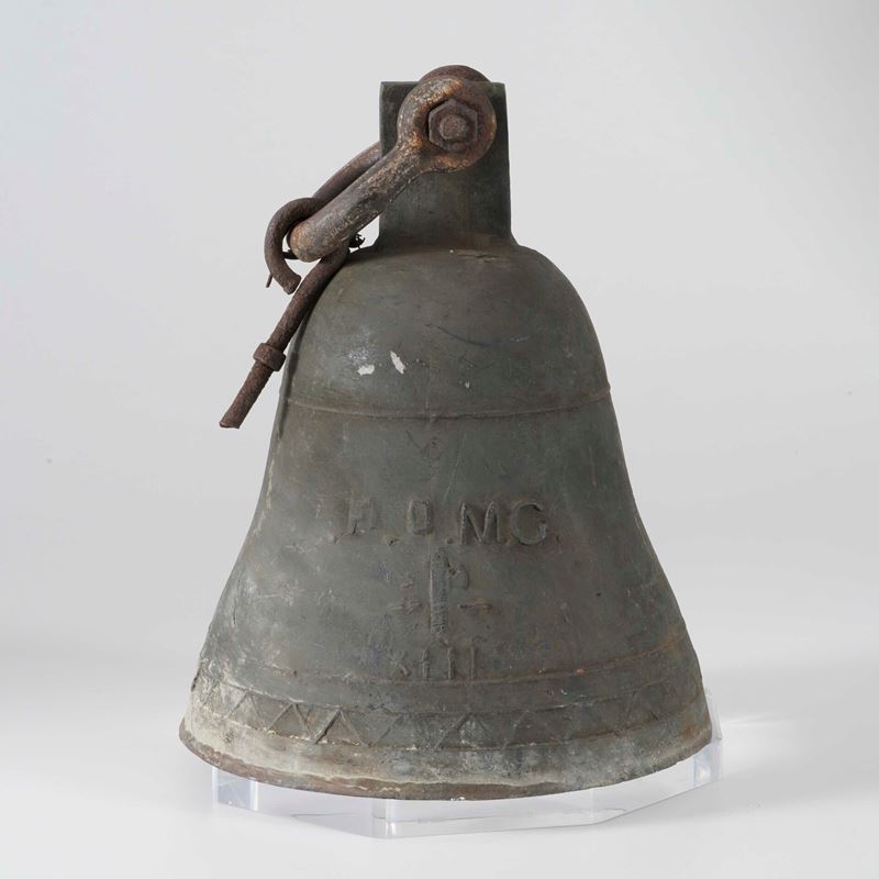 Campana in metallo. XX secolo  - Asta Antiquariato - Cambi Casa d'Aste