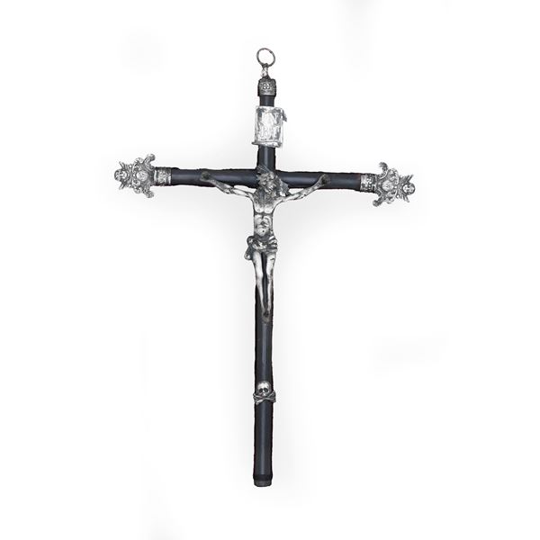 Crocifisso in argento, XIX secolo
