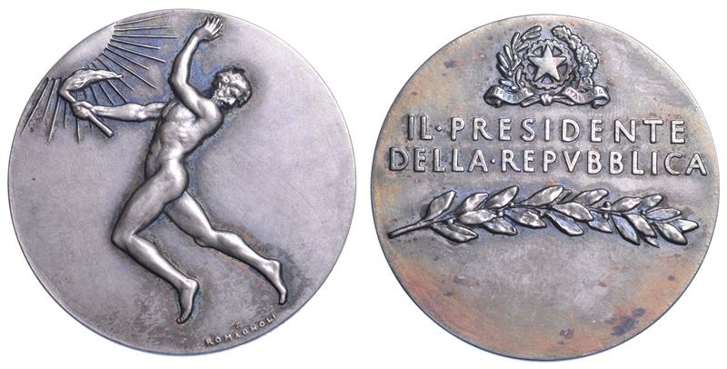 REPUBBLICA ITALIANA, DAL 1946. Medaglia in metallo bianco.  - Asta Numismatica Light - Cambi Casa d'Aste