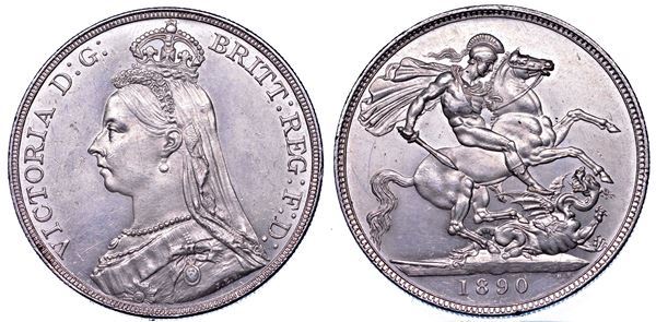 REGNO UNITO. VICTORIA, 1837-1901. Crown 1890.