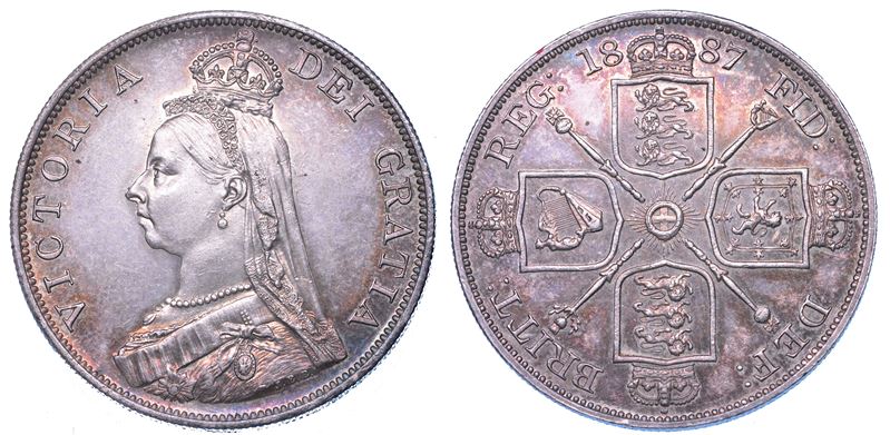 REGNO UNITO. VICTORIA, 1837-1901. Double Florin 1887.  - Asta Numismatica - Cambi Casa d'Aste
