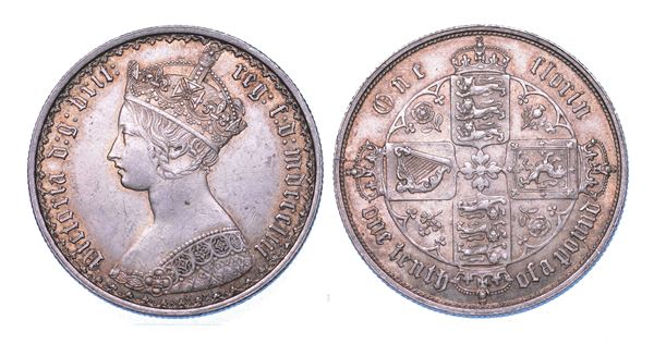 REGNO UNITO. VICTORIA, 1837-1901. Florin 1853.