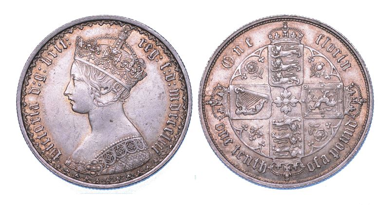 REGNO UNITO. VICTORIA, 1837-1901. Florin 1853.  - Auction Numismatics - Cambi Casa d'Aste