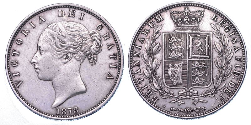 REGNO UNITO. VICTORIA, 1837-1901. Half Crown 1878.  - Auction Numismatics - Cambi Casa d'Aste