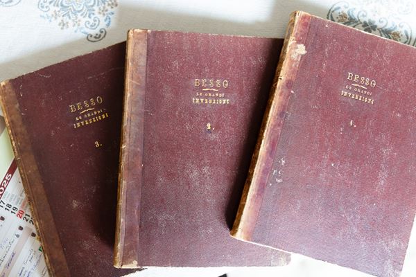 Besso Beniamino Le grandi invenzioni antiche e moderne.. Milano, Fratelli Treves, 1875