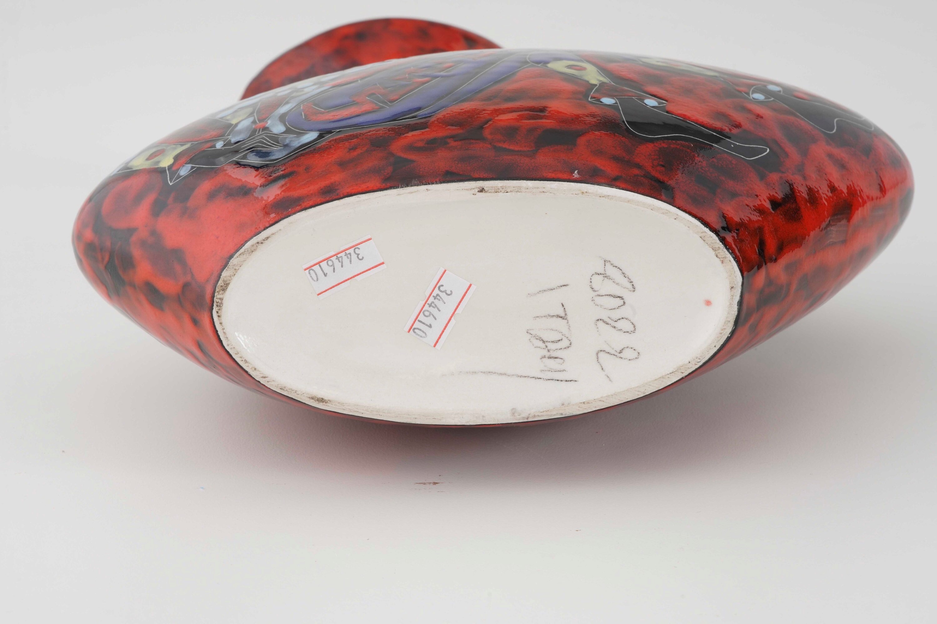 Vaso in terraglia policroma (Italia, XX secolo)