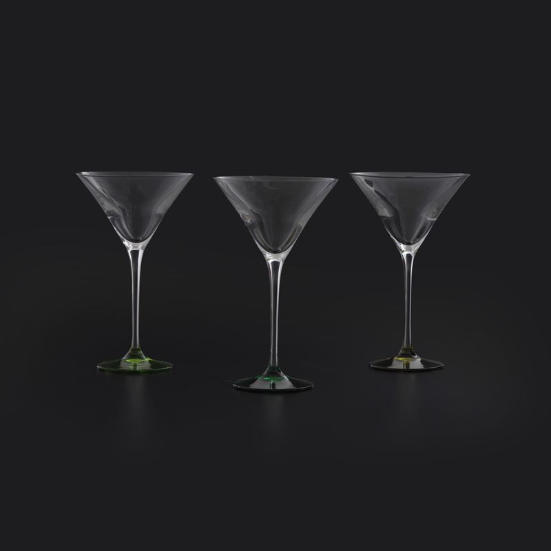 Undici coppe da Martini, XX secolo.  - Auction The Art of the Table - Cambi Casa d'Aste