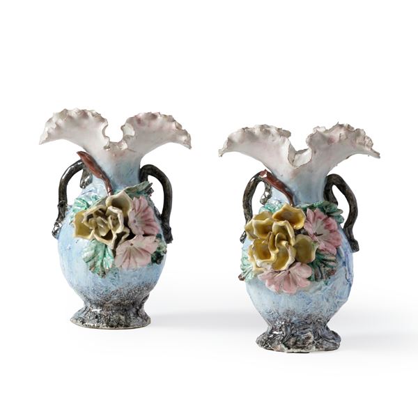 Coppia di vasi, primi del XX secolo.